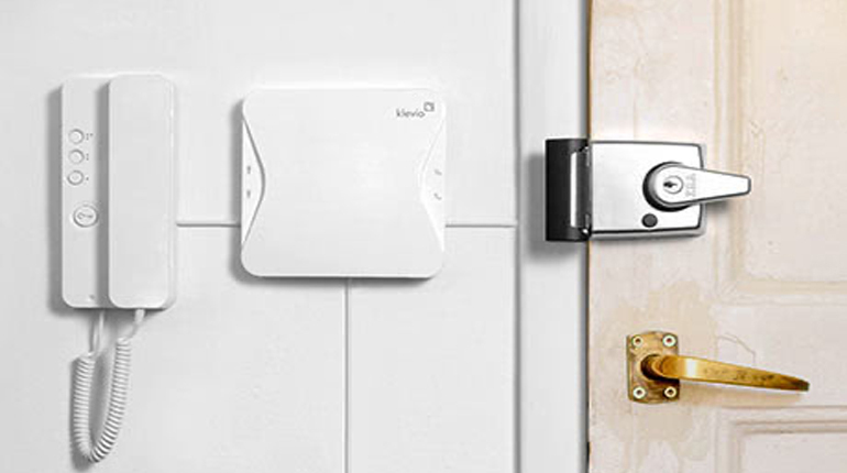 Intercom Door Lock - Color: White