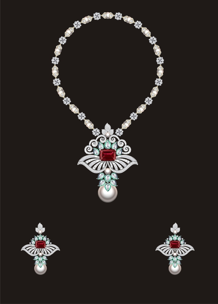 18K Gold Eternal Sparkle Diamond Necklace - Color: White