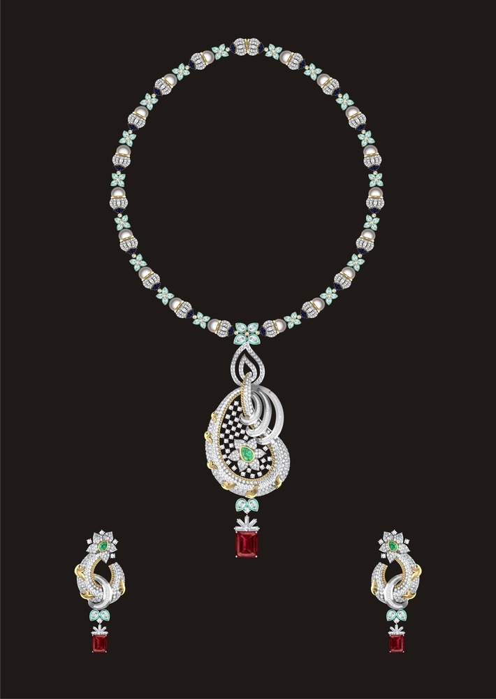 Personalized 18K Gold Name Necklace With Diamonds - Diamond Cut: Very Good