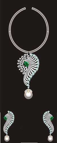 Customized Coordinate Diamond Necklace