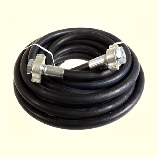 Rubber Steam Hose - Color: Black