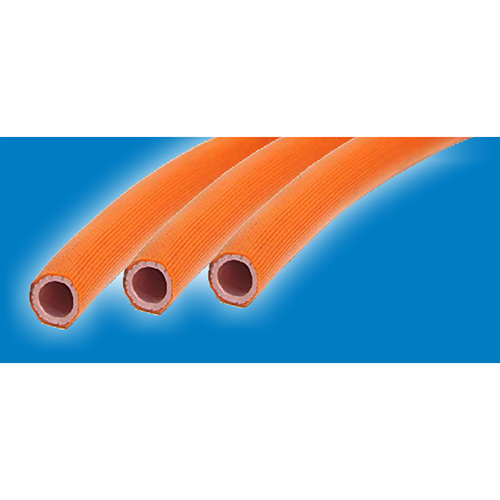 Wire Braided Lpg Hose - Color: Orange