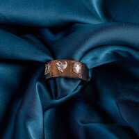 Gold Diamond Ring - Color: Golden
