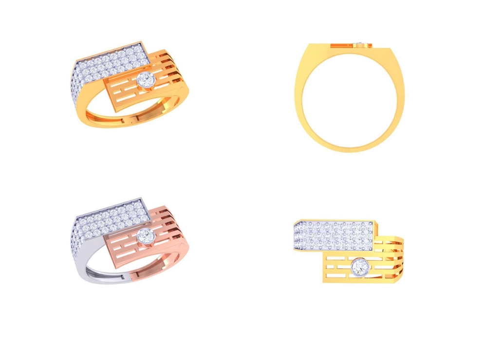 14k Mens Gold Ring By Jewelboc