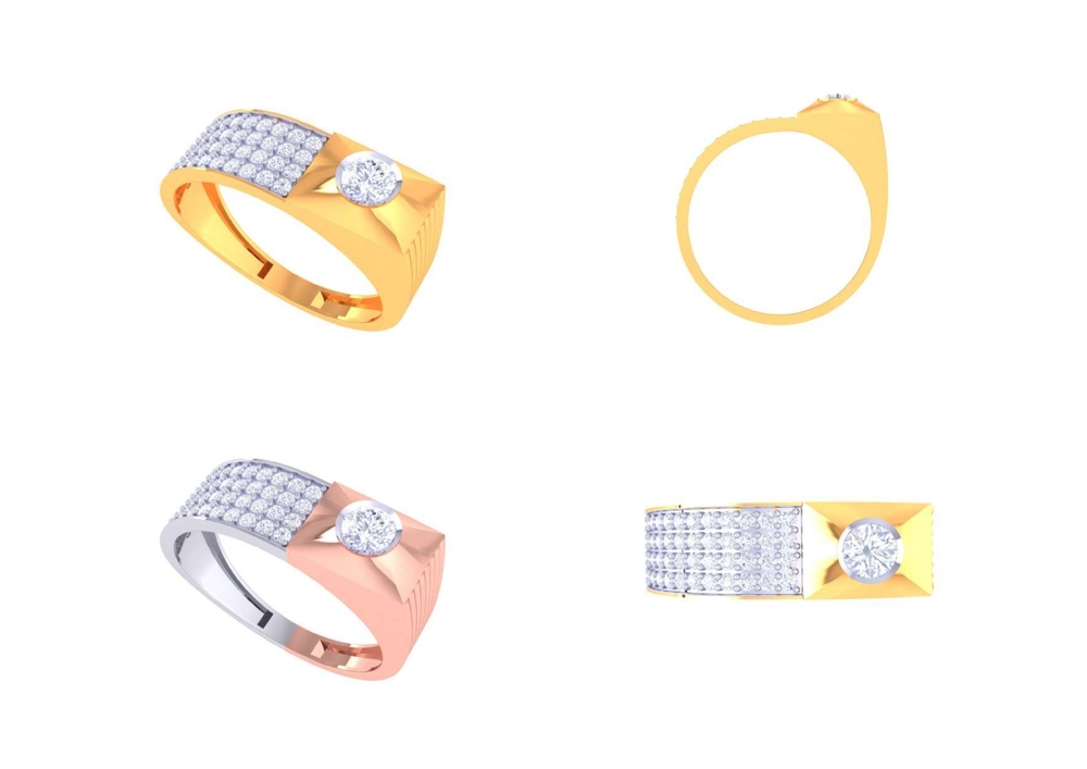 Pure Gold Ring - Color: Golden