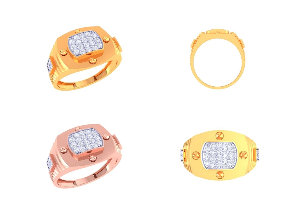 Customized Gold Ring - Color: Golden