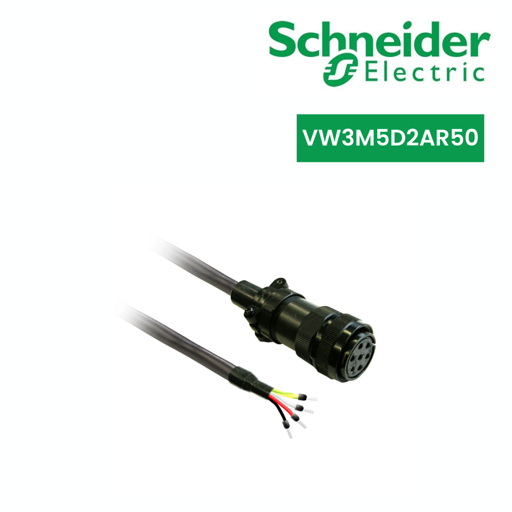 Vw3m5d2ar50-power Cable 5m Shielded Bch2 Mil Connector - Warranty: 1 Year