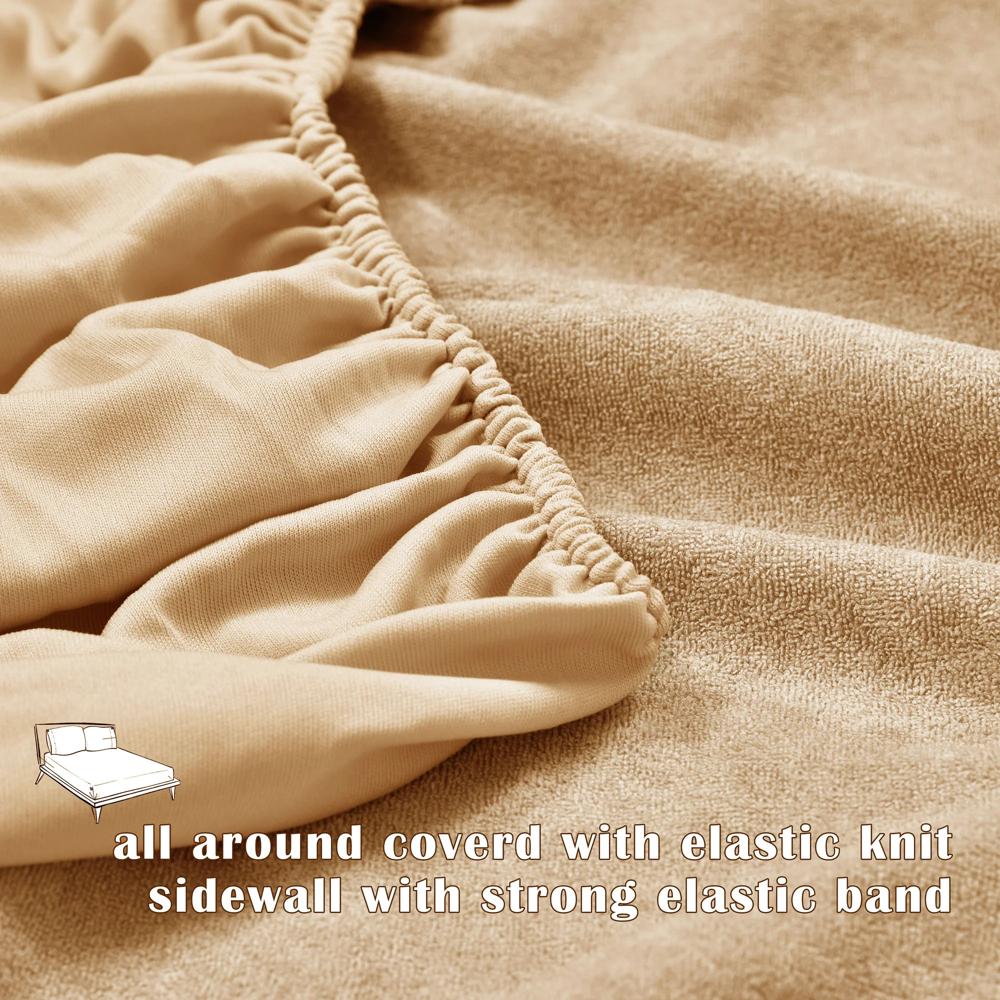 100% waterproof cotton terry mattress protector king size 72x78 inch