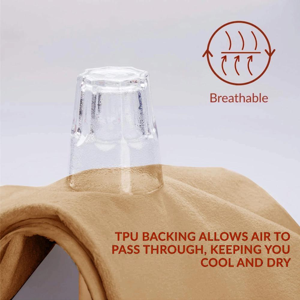 100% waterproof cotton terry mattress protector king size 72x78 inch