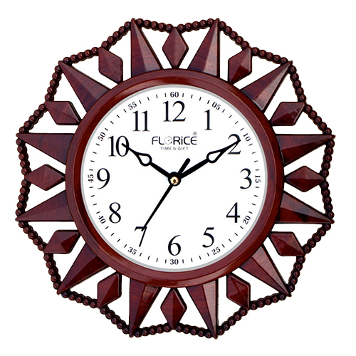 10X10 Inch Decorative Plastic Wall Clock - Color: Different Available