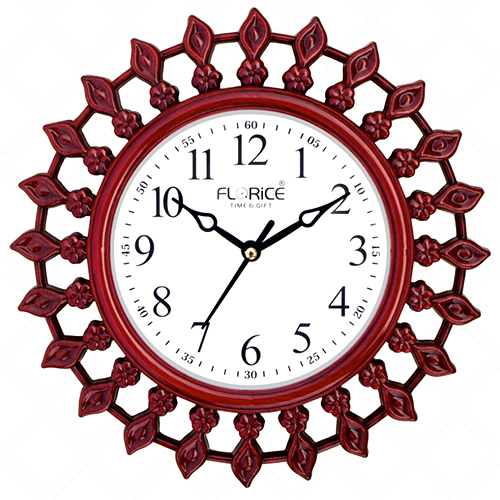 10X10 Inch Round Analog Wall Clock - Color: Different Available