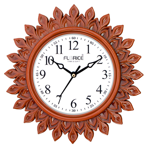 10X10 Inch Plastic Analog Wall Clock - Color: Different Available