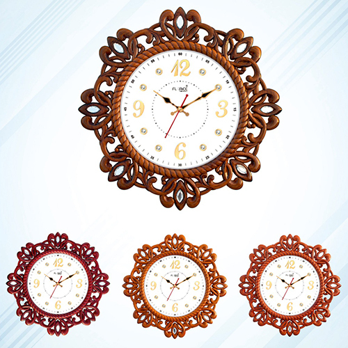 9913 Dlx 16 X 16 Inch Wall Clock - Color: Different Available