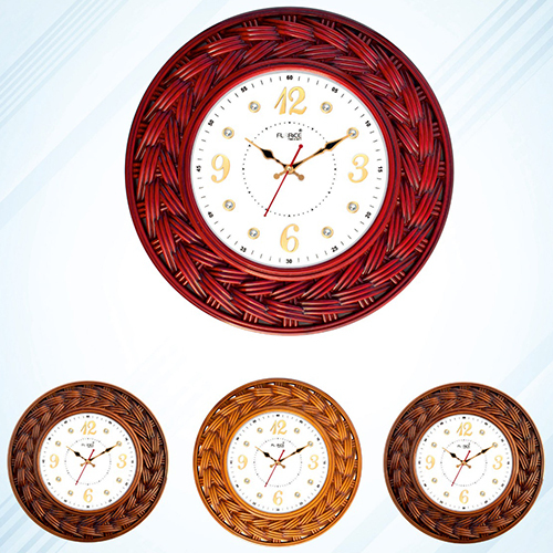 9915 Dlx I 16 X 16 Inch Wall Clock - Color: Different Available