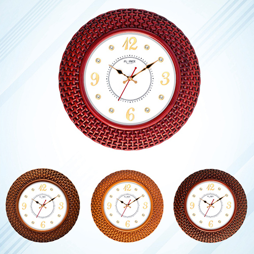 9927 Dlx 16 X 16 Inch Wall Clock - Color: Different Available
