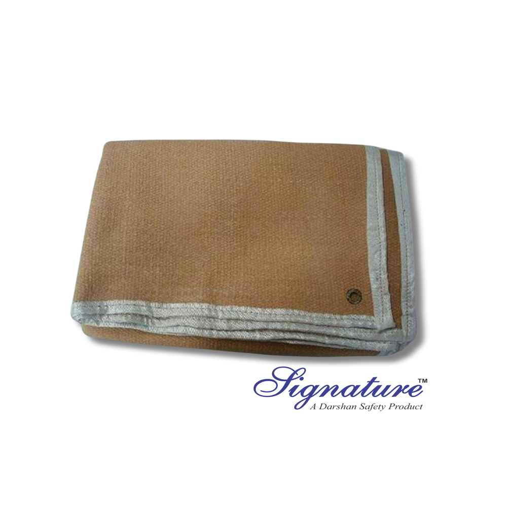 Medium Duty Welding Blankets - Color: Brown