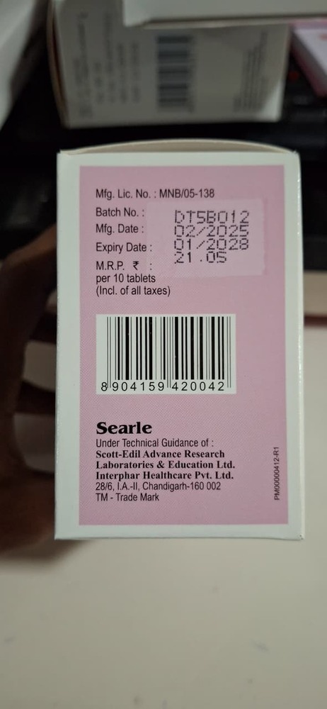 Cetrizine Tablet - Drug Type: General Medicines