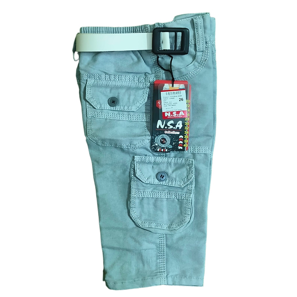 Kids Fancy Capri Jeans - Color: Black