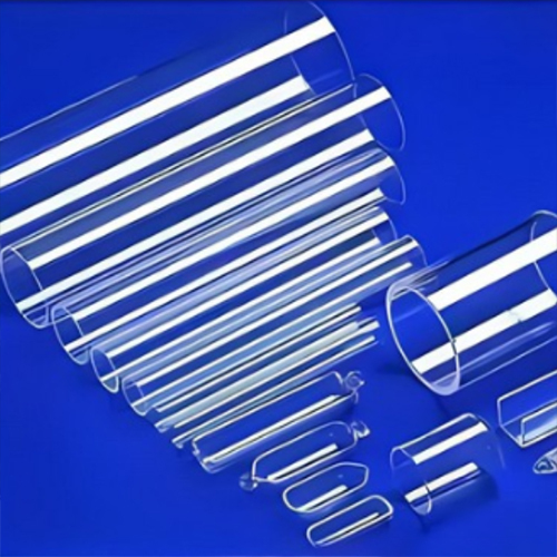 Silica Clear Quartz Glass Tube - Color: Transparent