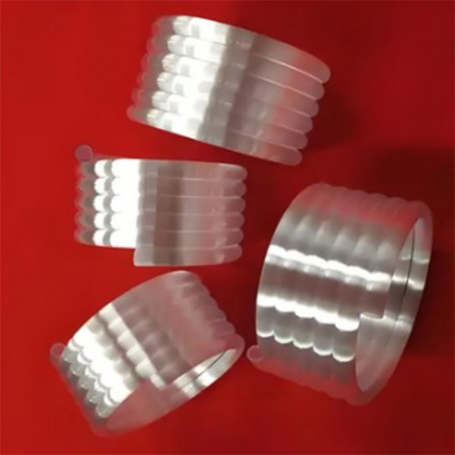 Milky Spiral Coil Quartz Tube - Color: Transparent