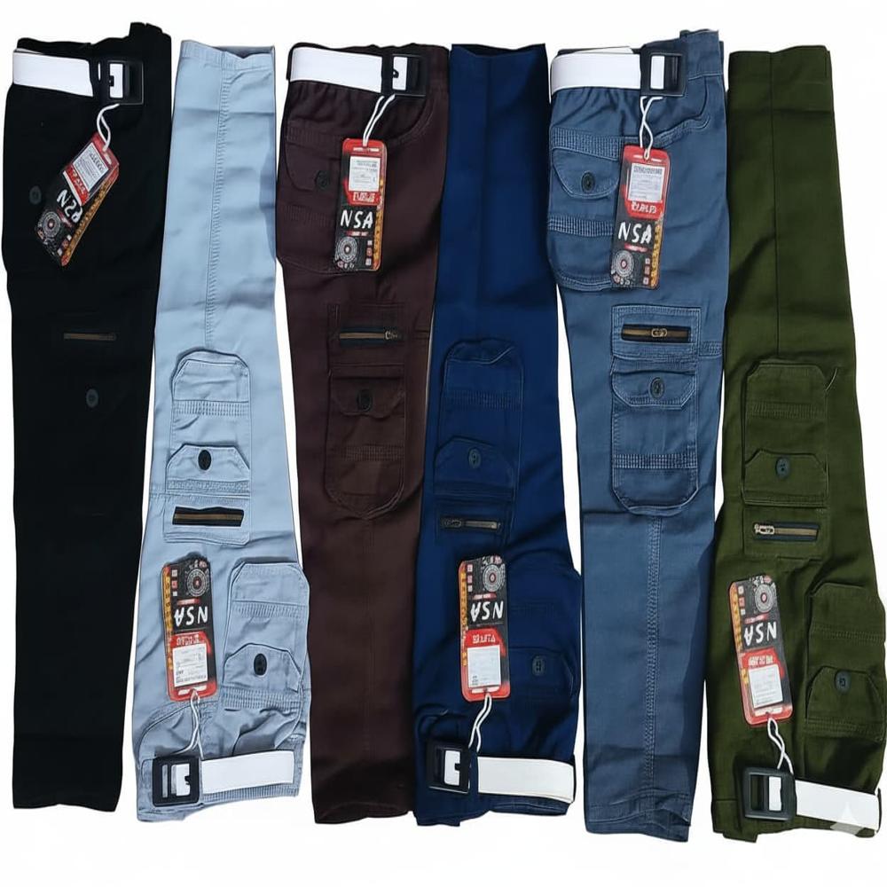 Kids Modern Cargo Pant - Fabric Type: Denim