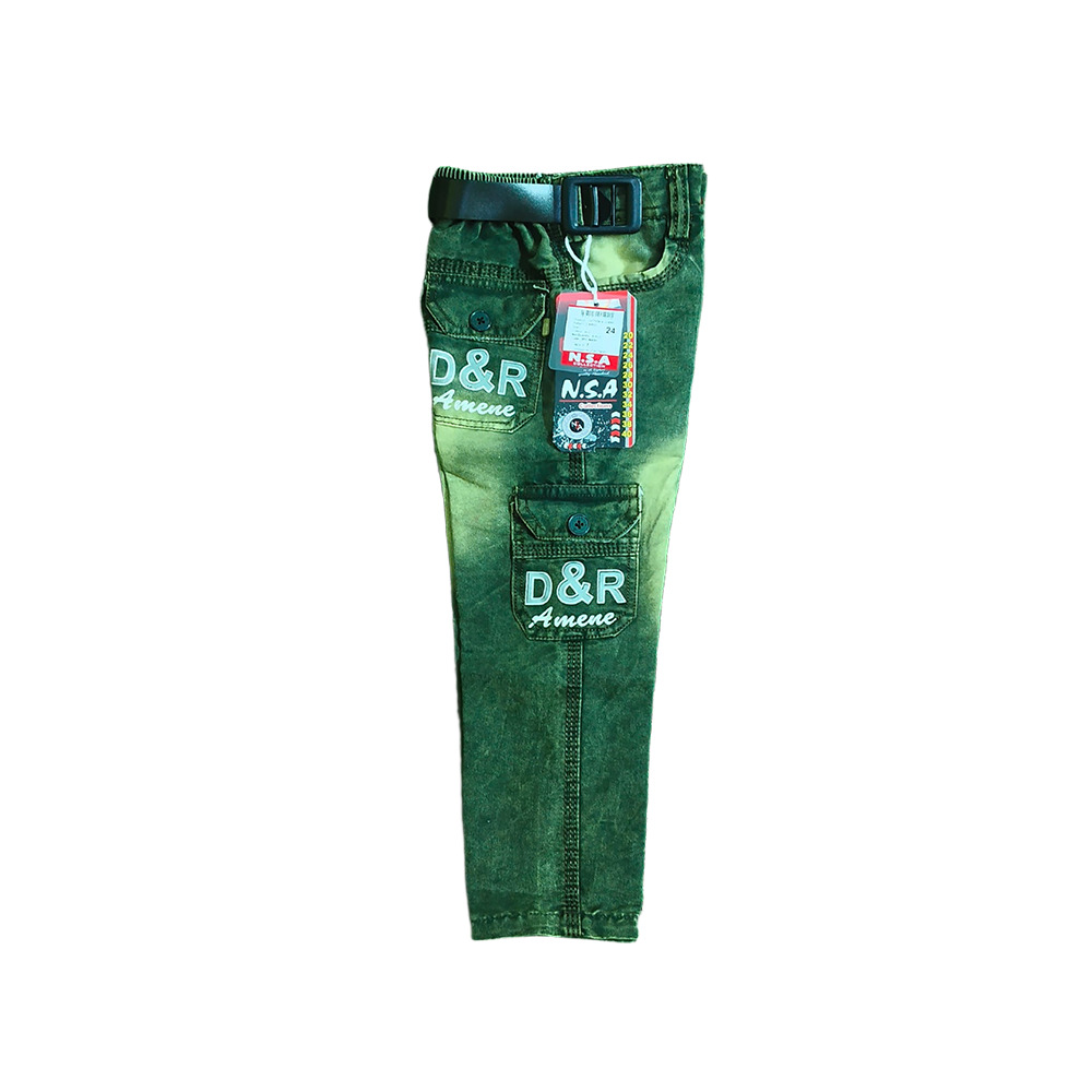 Kids Fancy Cargo Pant - Color: Different Available