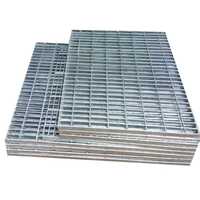 Hot Dip Galvanized Steel Gratings - Color: Silver