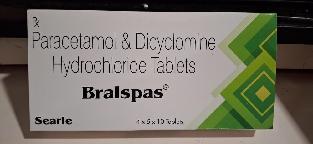 DICYCLOMINE HCL + PARACETAMOL TABLET