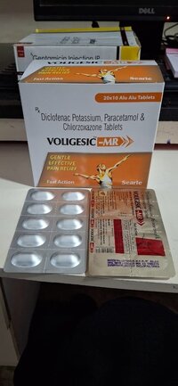 DICLOFENAC POTASSIUM + PARACETAMOL + CHLORZOXAZONE TABLET