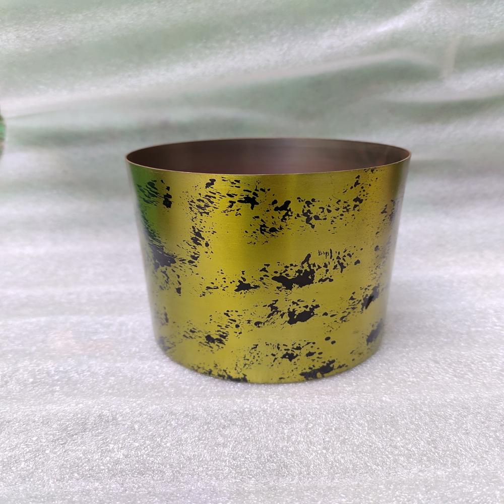 New Hammered Stainless Steel Candle Holder and Candle Jar Use