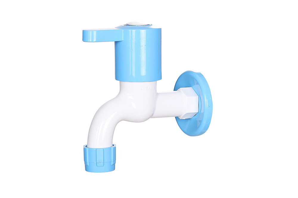 Fus-2014 Short Boby Bib Cock With Foam Flow - Color: As Per Requirement