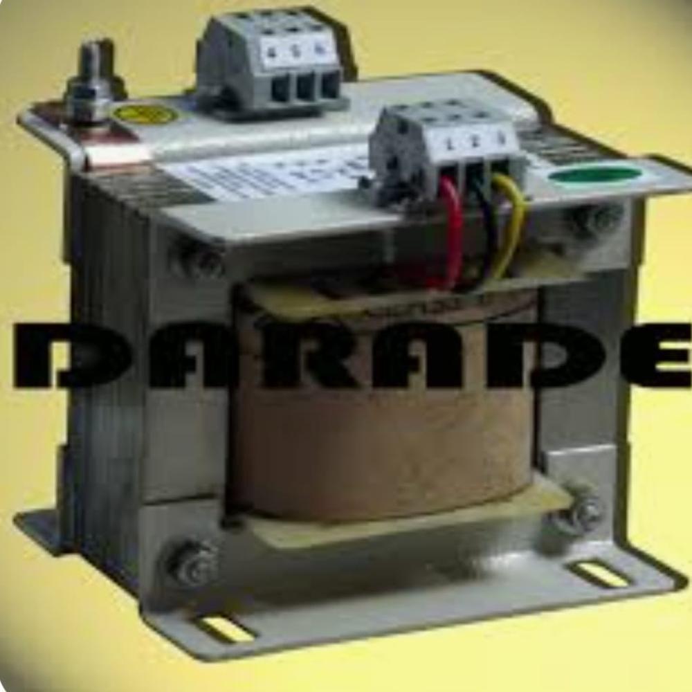 Control Transformer Va100 - Metal, 100 Va, Black | Step-down, Isolation & Control Configurations, 50/60 Hz, Panel/din Rail Mounting, Maintenance-free
