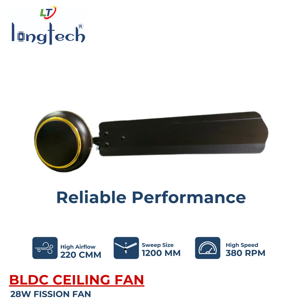 28w Fission Bldc Ceiling Fan - Blade Material: Aluminium