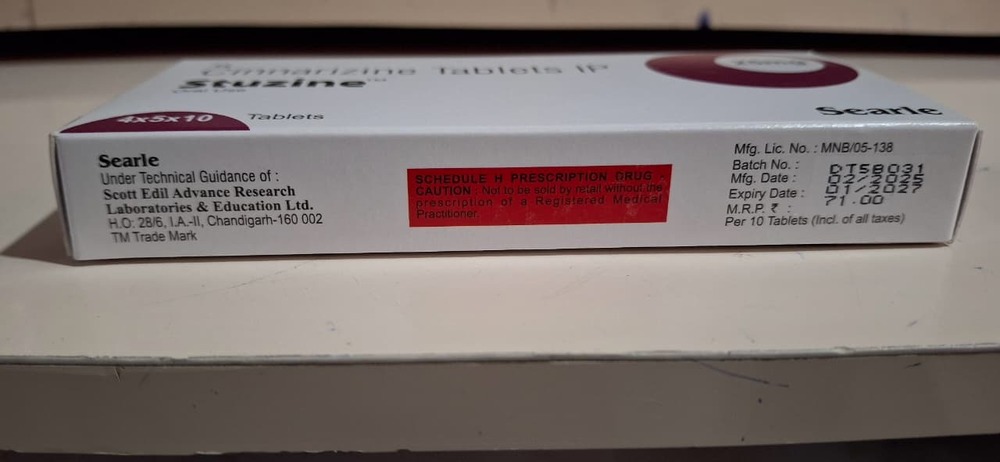 Cinnarizine Tablet Ip - Drug Type: General Medicines