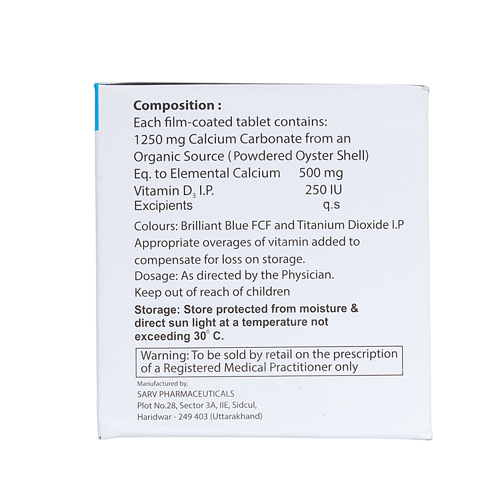 Calcium Carbonate And Vitamin D3 Tablets