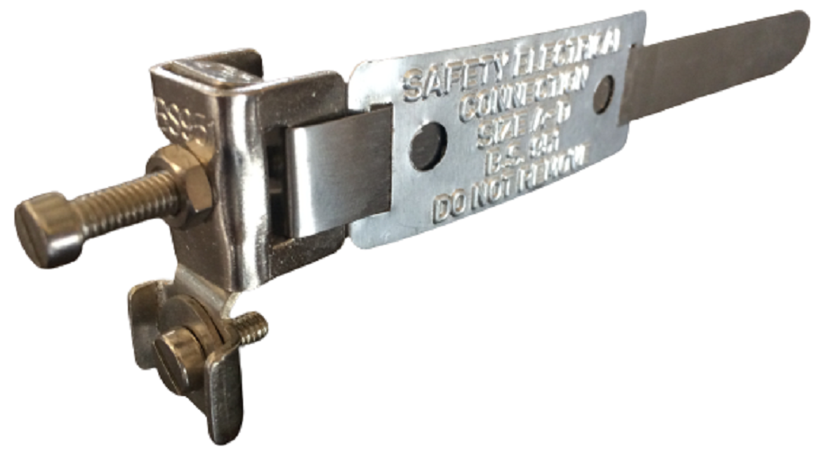 Adjustable Earth Clamps - Color: Silver