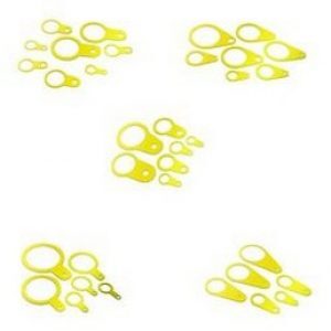 Brass Earth Tag - Hole Size: M16 Millimeter (Mm)