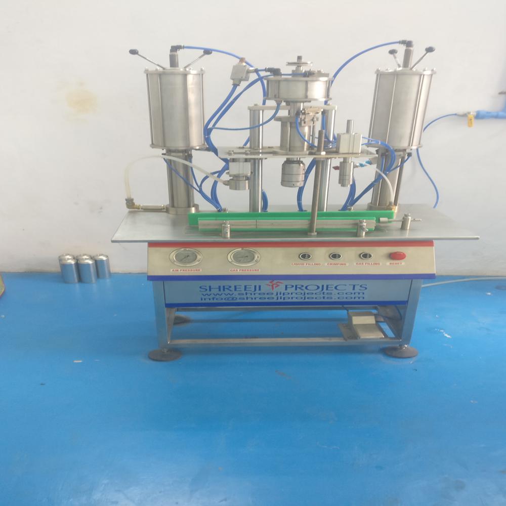 Aerosol Crimping Machine