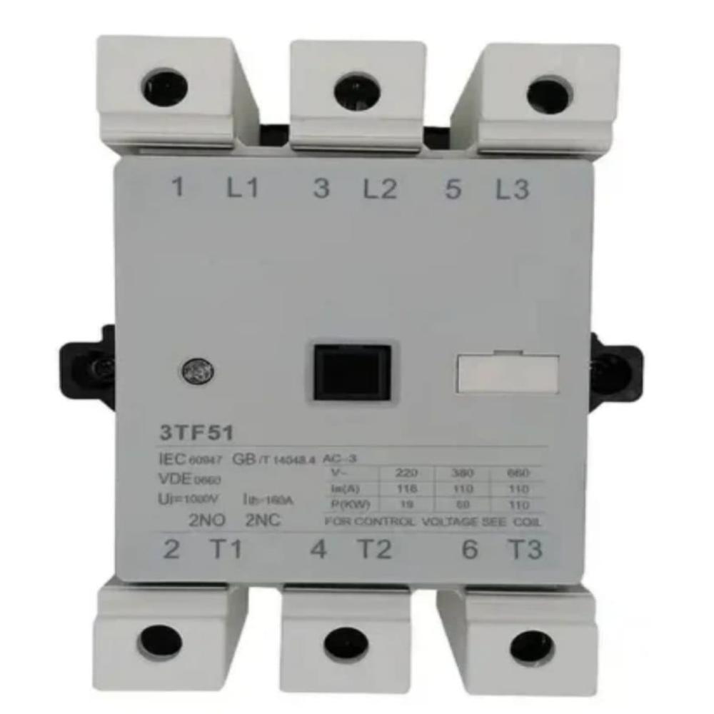 SIEMENS CONTACTOR 3TF50 4 POLE - Heavy-Duty 3-Phase Magnetic Contactor, 220-660 Volt, White, 50/60 Hz, Operating Temperature -20 to 60Â°C