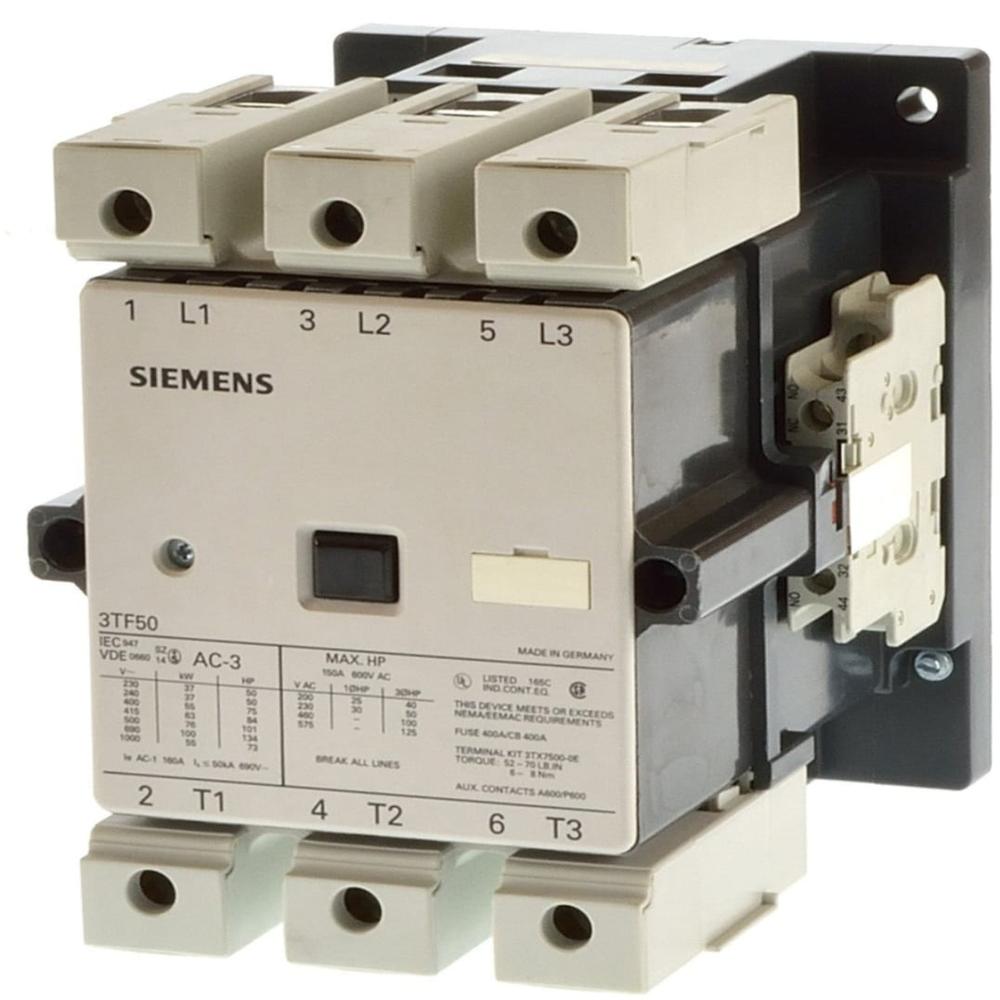 SIEMENS CONTRACTOR 3TF50 4 POLE