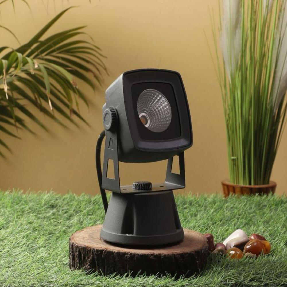 Spot Light - Durable Plastic, Standard Size, Vibrant White Color | 50 Mhz Frequency, 220-440 Volt Power Range, 1-year Warranty
