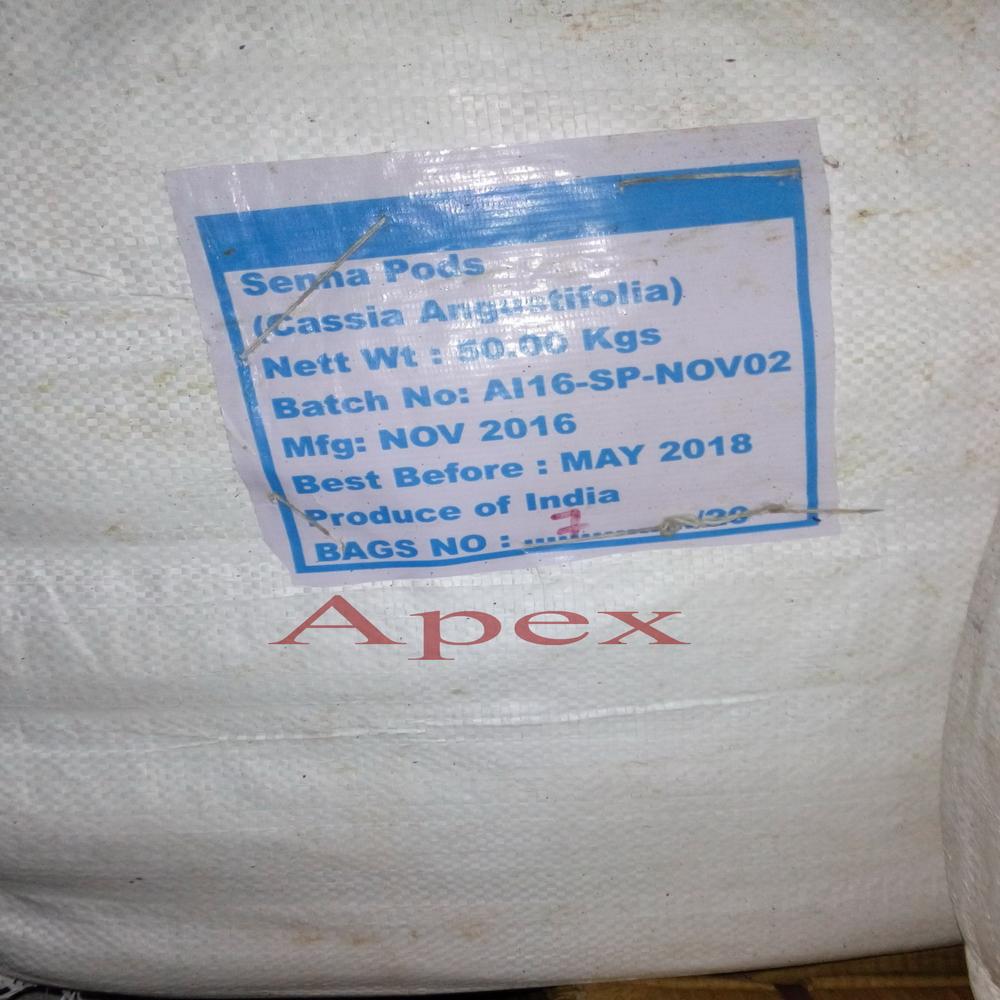 Senna Pods - Admixture (%): Less Then %