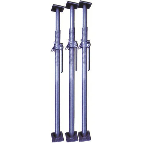 Scaffolding Props Jack - Galvanized Iron, Lengths 2m, 2.5m, 3m | Blue, Rust-proof Finish, Engineered For Reliable Support