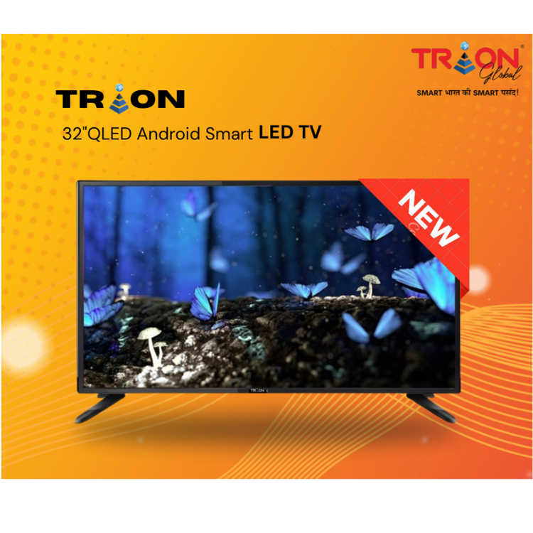 Trion Led Tv Frameless - Color: Black
