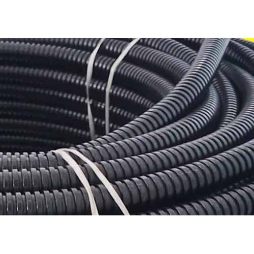 Pg 9 Hdpe Flexible Corrugated Conduit Pipe - Color: Black