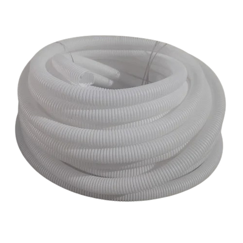 Pg 16 Hdpe Flexible Corrugated Conduit Pipe - Color: White