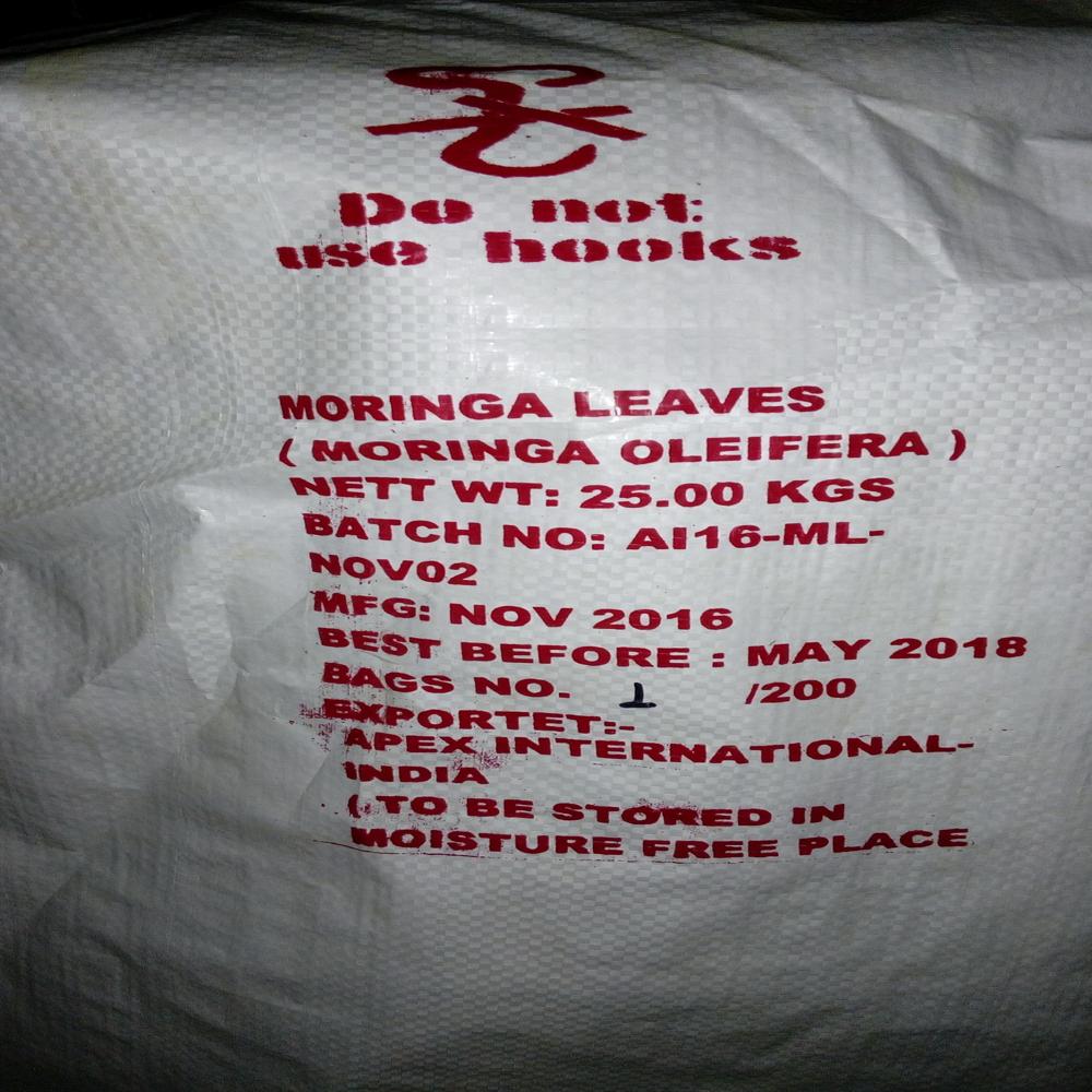 Moringa Leaves T-CUT