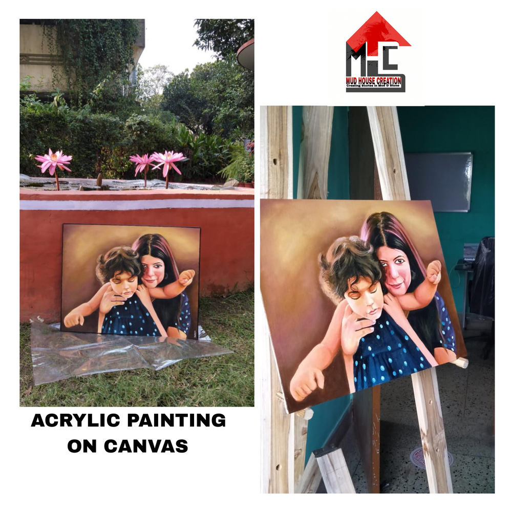 Acrylic Painting On Canvas