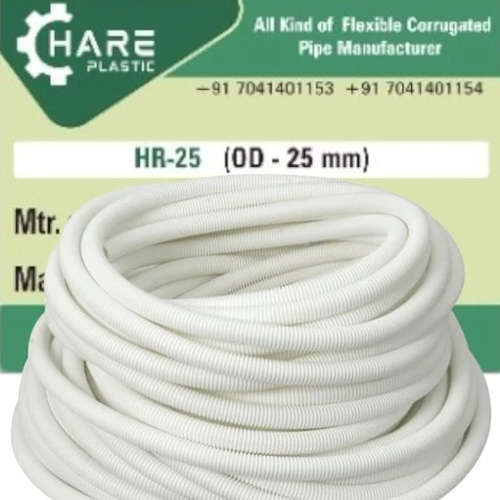 25mm Flexible Corrugated Conduit Pipe (Hdpe) - Application: Industrial