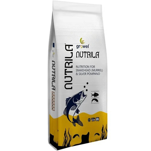 6mm Growel Nutrila Snakehead Murrel Silver Pompano Fish Feed